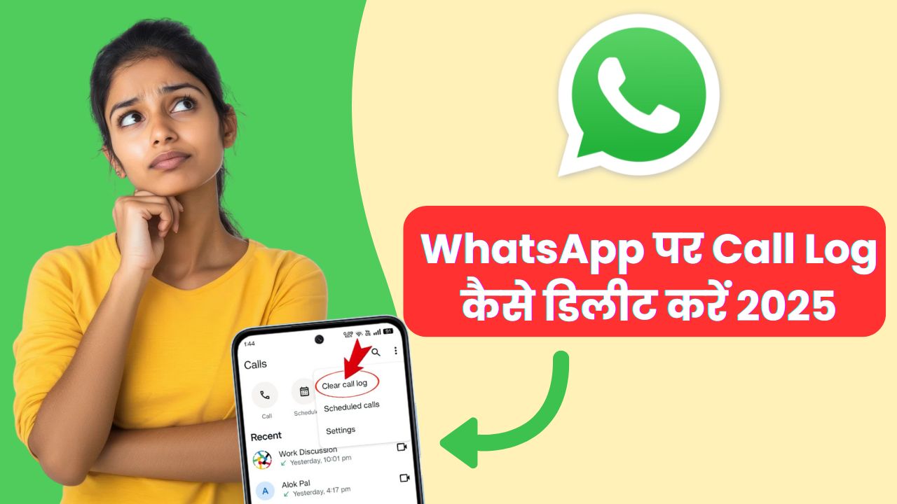 WhatsApp पर Call Log कैसे डिलीट करें 2025
