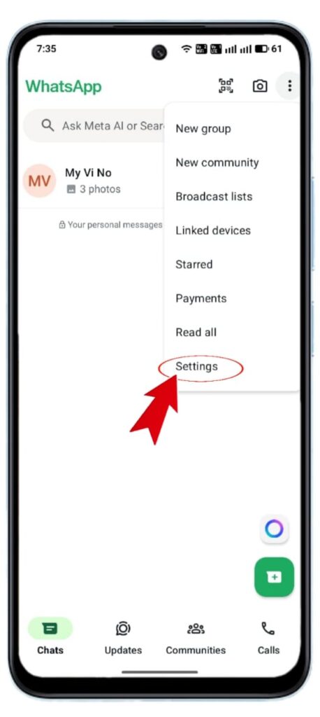 WhatsApp पर Fingerprint Lock कैसे लगायें 2025