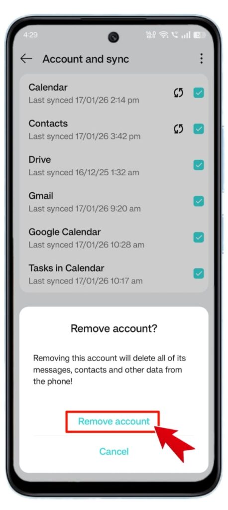 Mobile से Email ID Remove कैसे करें 2026