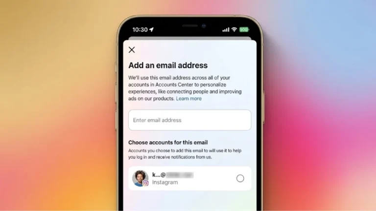 User changing their email address in Instagram account settings for better account security.