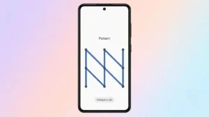 Android smartphone displaying a complex pattern lock screen designed to improve security and prevent unauthorized access to personal data.