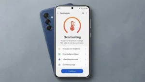 Smartphone overheating issue with practical tips to keep a phone cool and protect battery health