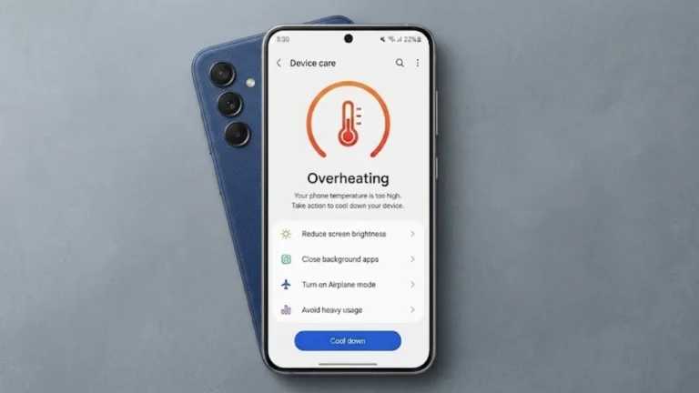 Smartphone overheating issue with practical tips to keep a phone cool and protect battery health